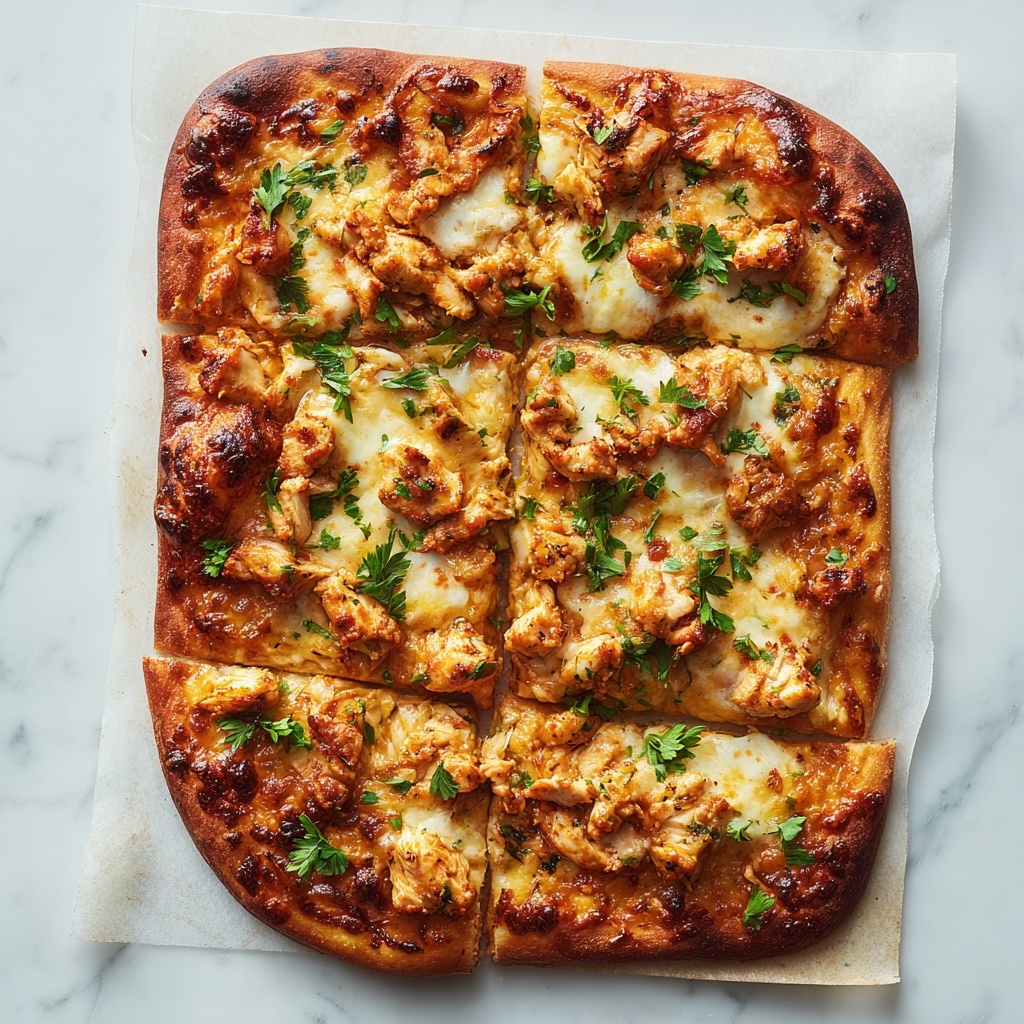 Buffalo Chicken Flatbread Recipe - Recipe Image