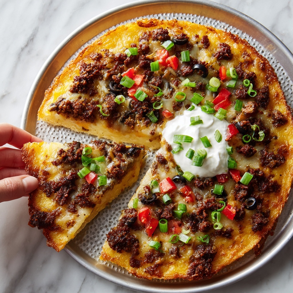 Taco Pizza Recipe - Recipe Image