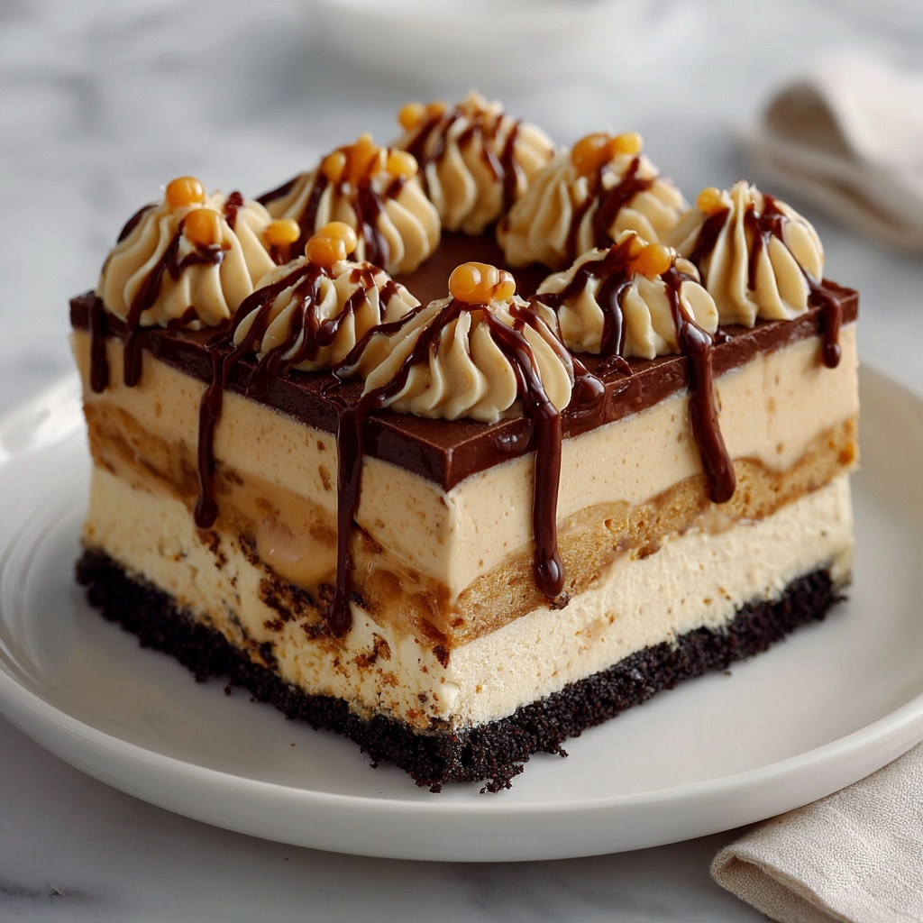Chocolate Bottomed Peanut Butter Pie Recipe - Recipe Image