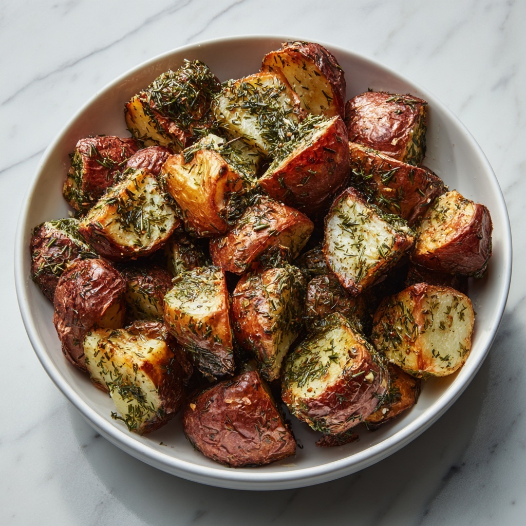 Garlic and Herb Roasted Potatoes Recipe - Recipe Image