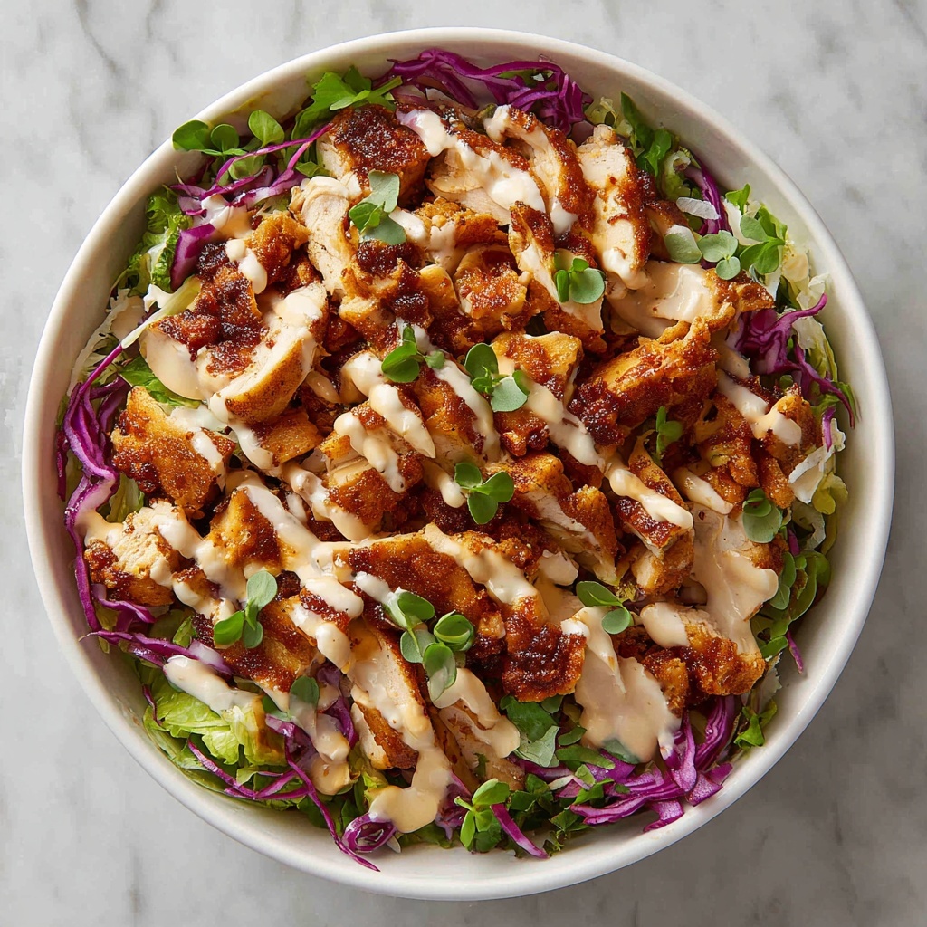 Caesar Slaw with Crispy Chicken Recipe - Recipe Image