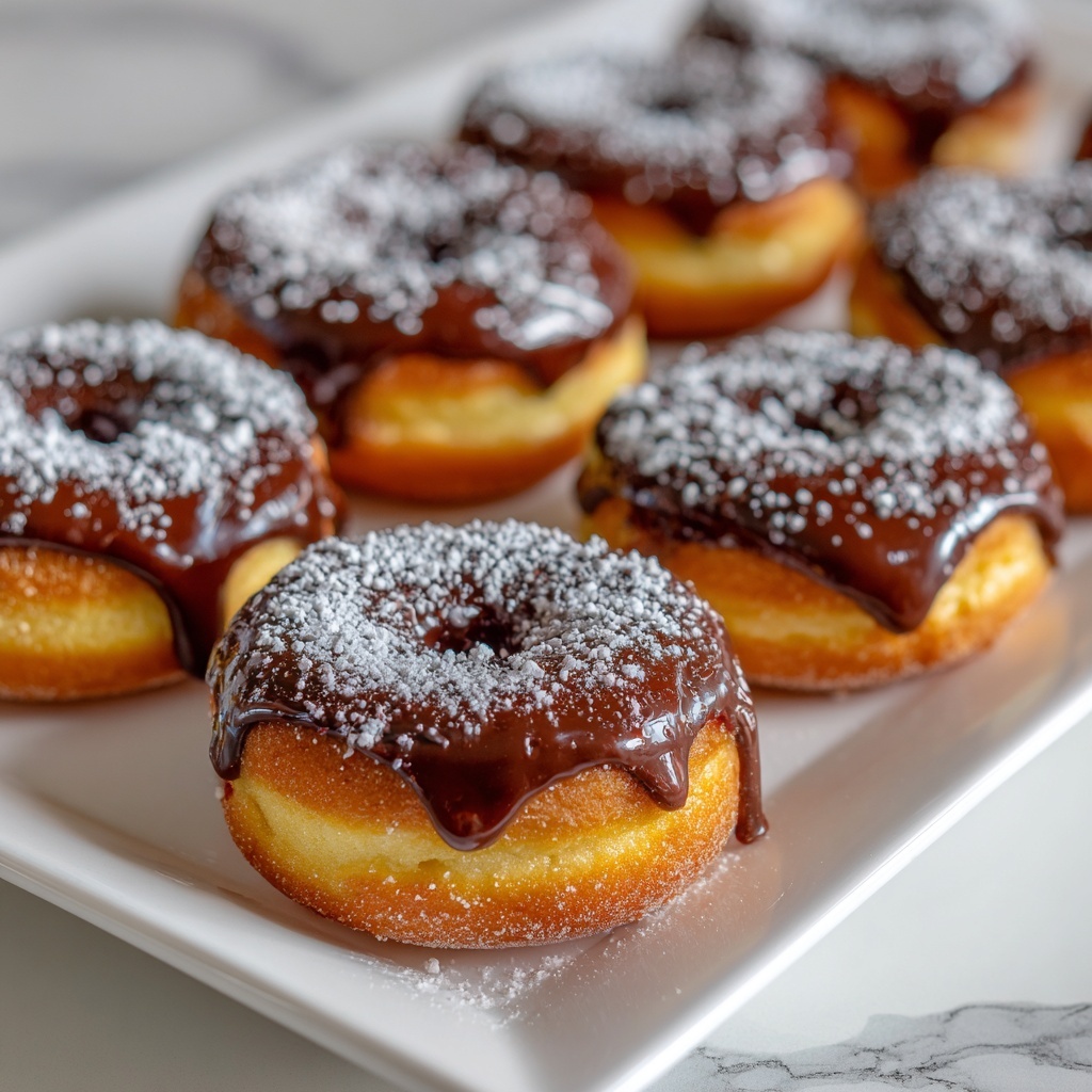 Boston Cream Doughnut Holes Recipe - Recipe Image