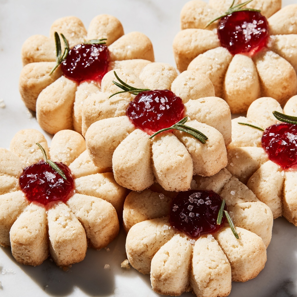 Four-Ingredient Christmas Shortbread Cookies Recipe - Recipe Image