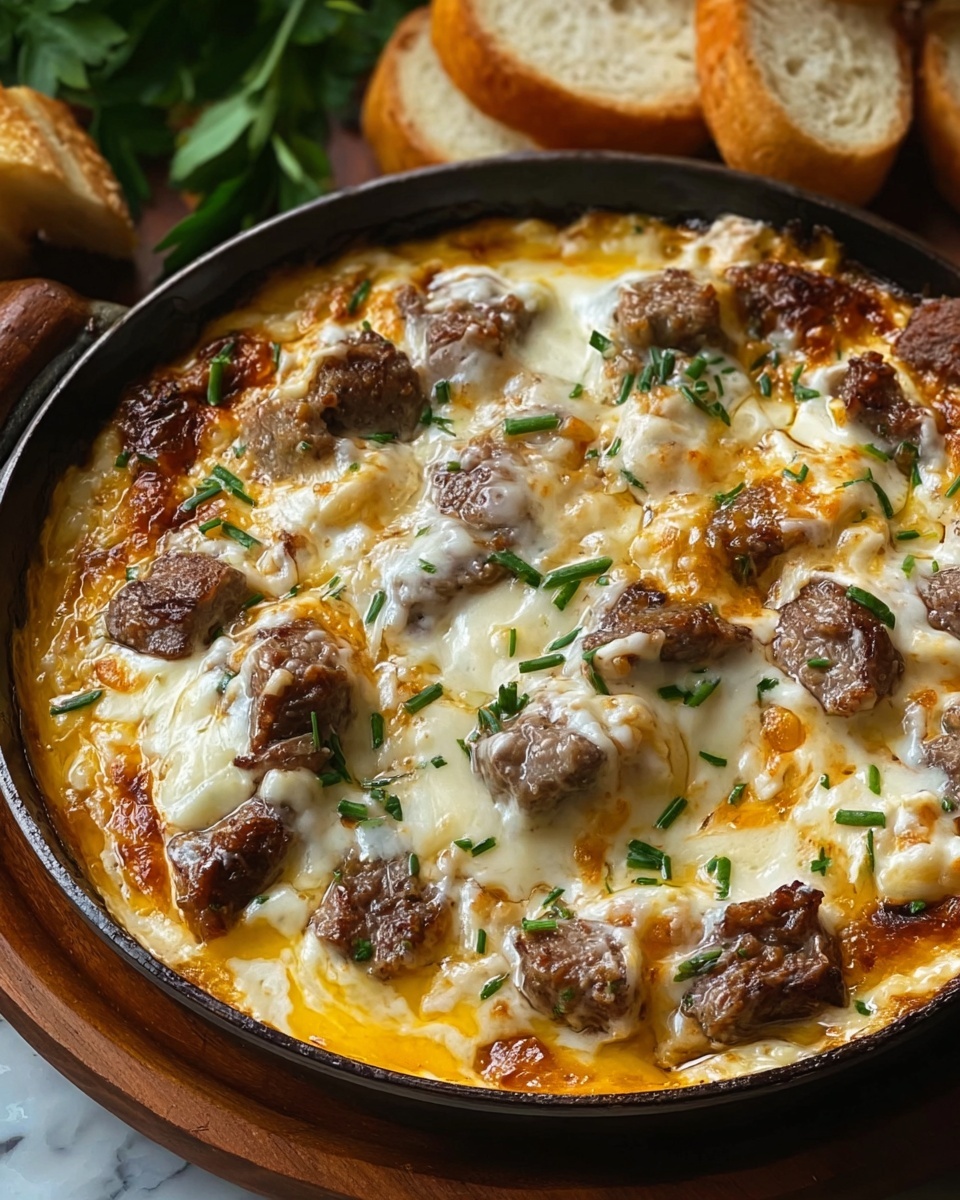 Pot Roast Beef Philly Cheese Steak Dip Recipe - Recipe Image