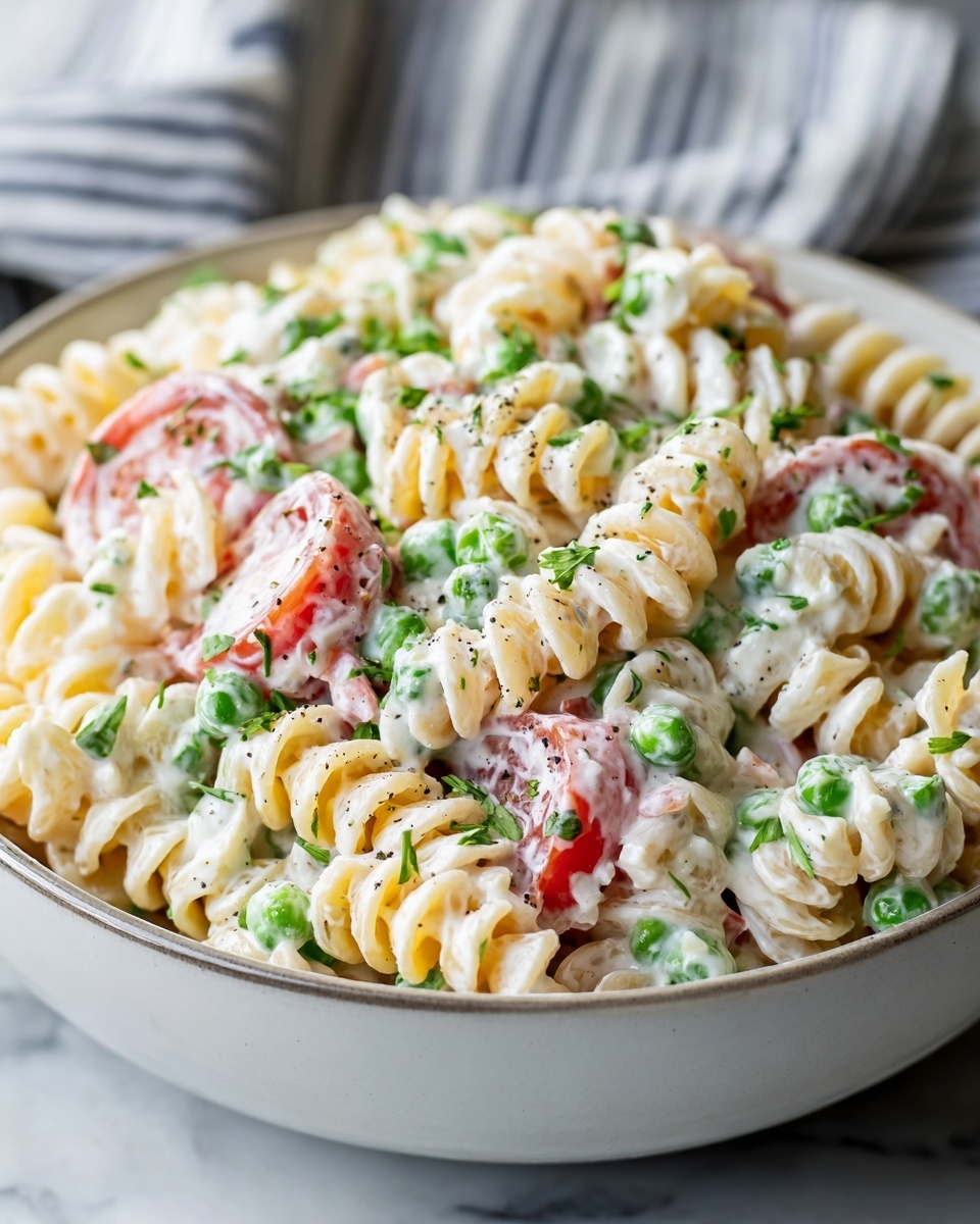 Creamy Pasta Salad Recipe - Recipe Image