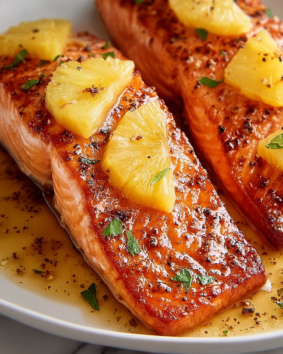Baked Pineapple Salmon Recipe - Recipe Image