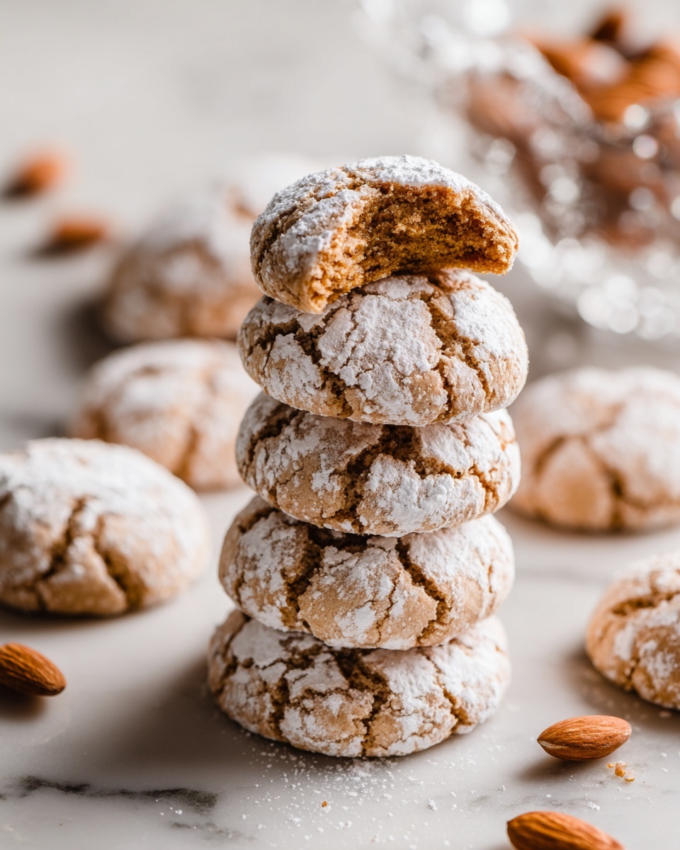 Easy Italian Almond Cookies (Amaretti) Recipe - Recipe Image