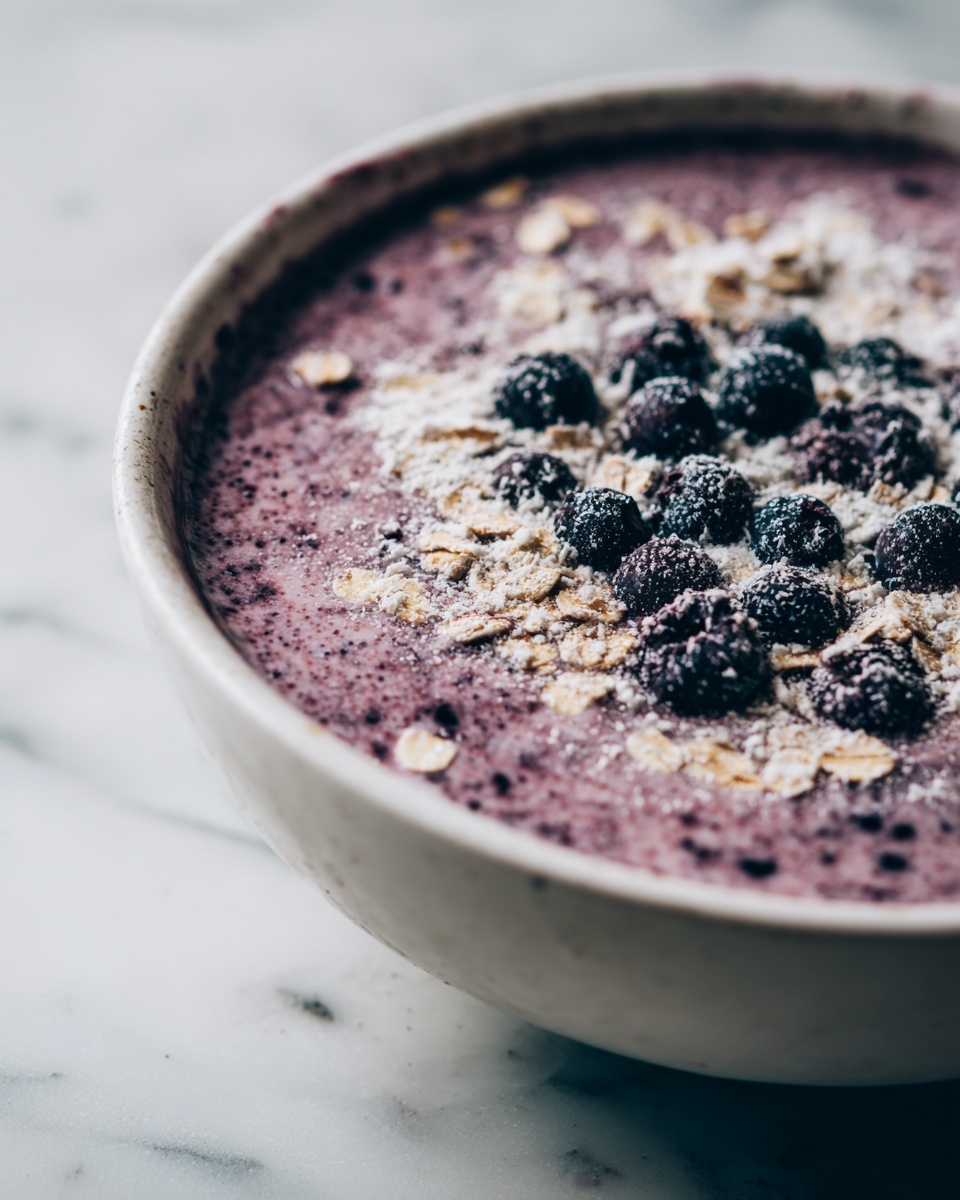 Blueberry Overnight Oatmeal Recipe - Recipe Image
