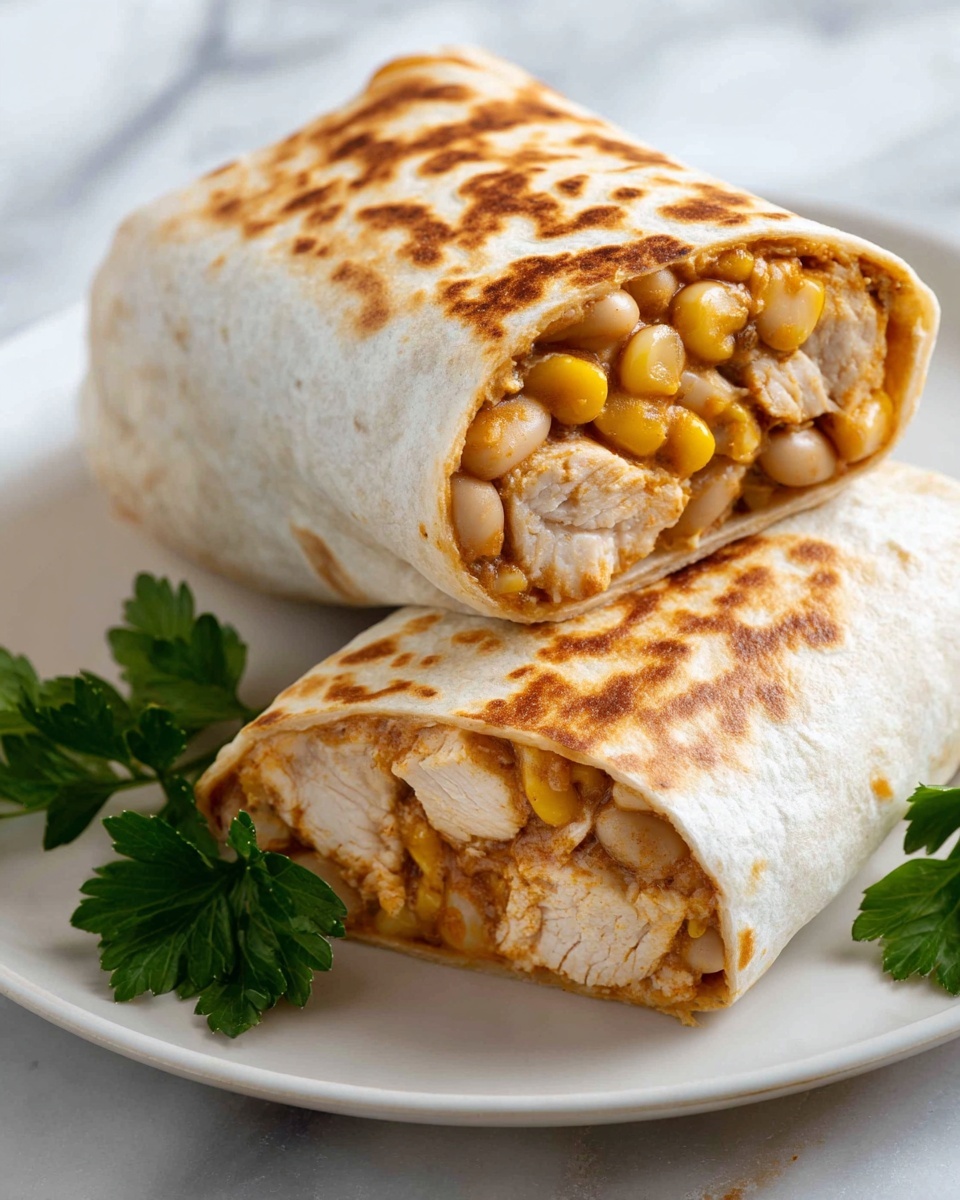 Southern Turkey Burritos with Refried Beans Recipe - Recipe Image