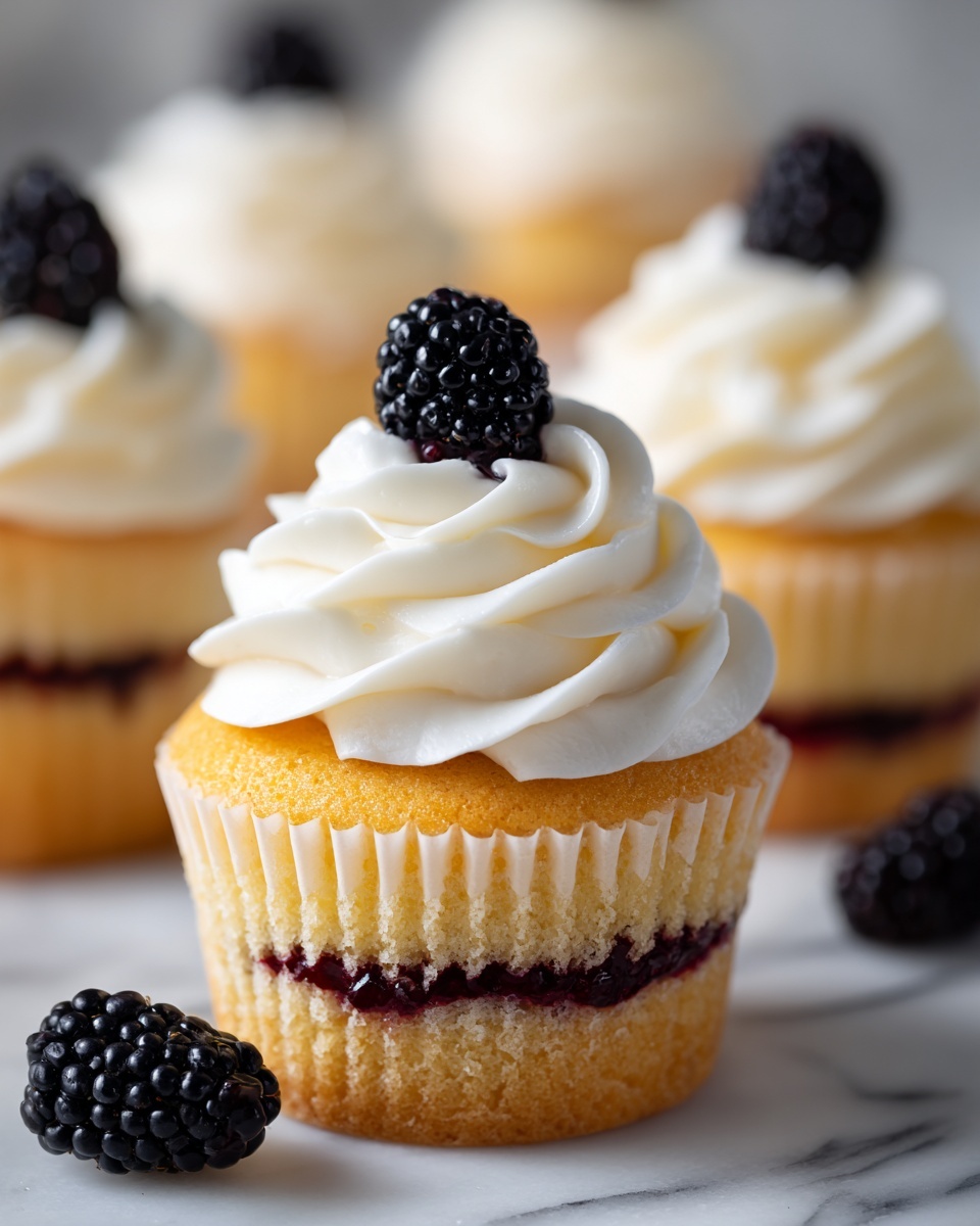 Blackberry Cheesecake Muffins Recipe - Recipe Image