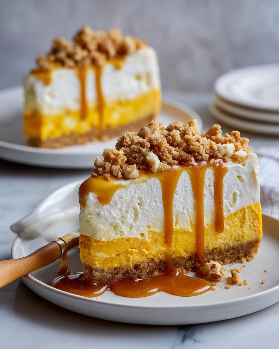 Pumpkin Caramel Poke Cake Recipe - Recipe Image