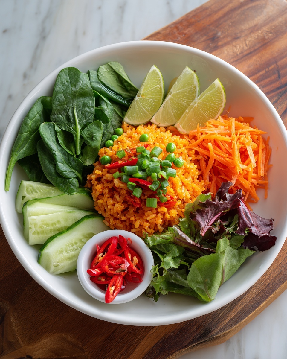 Crispy Rice Salad with Fresh Veggies and LimeĀ» Recipe - Recipe Image
