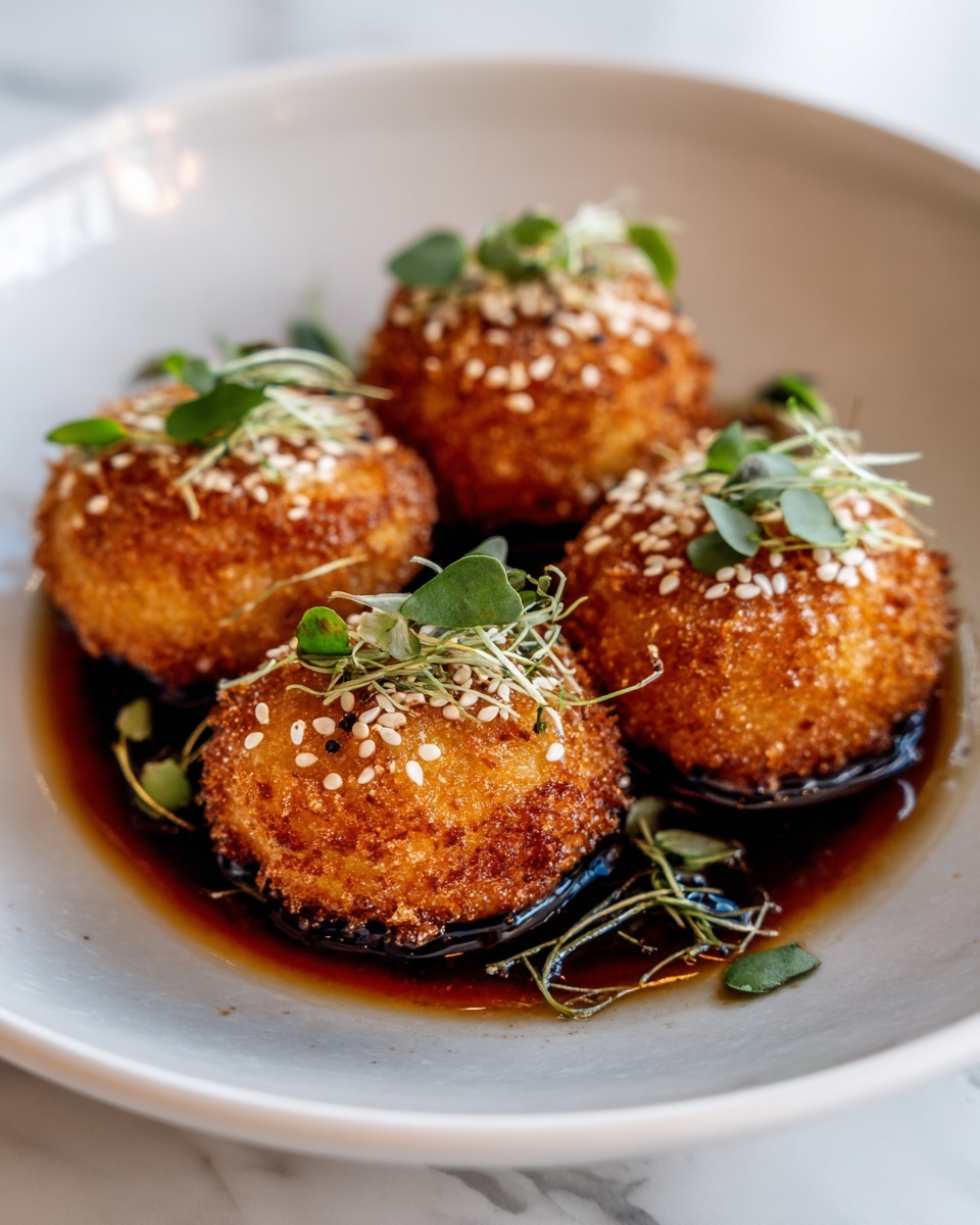 Fried Goat Cheese with Tarragon and Honey Recipe - Recipe Image