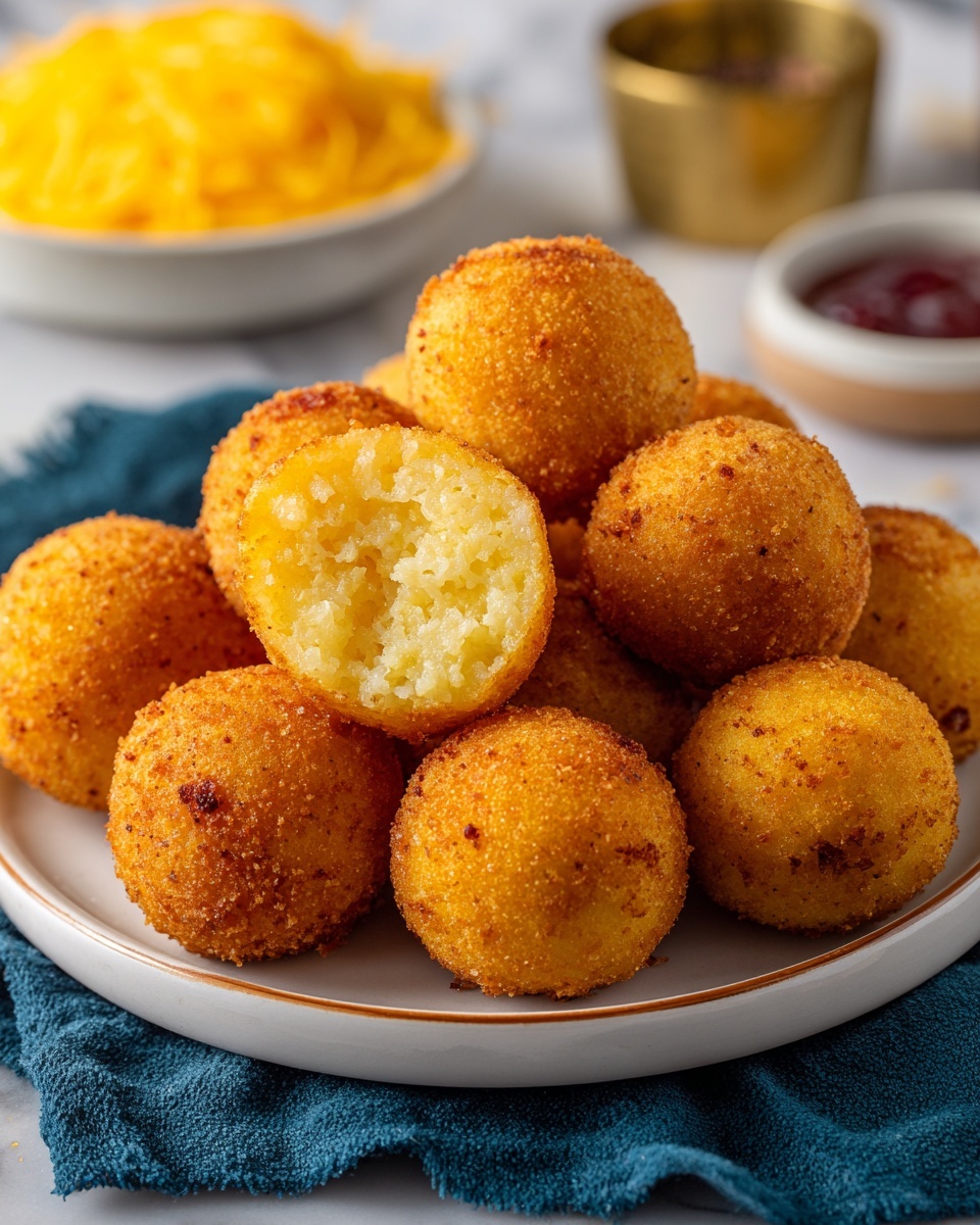 Cheesy Sicilian Arancini Balls Recipe - Recipe Image