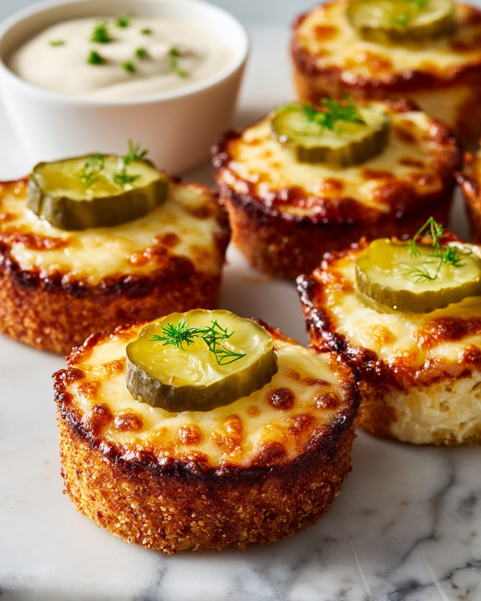 Cheesy Pickle Chips Recipe - Recipe Image