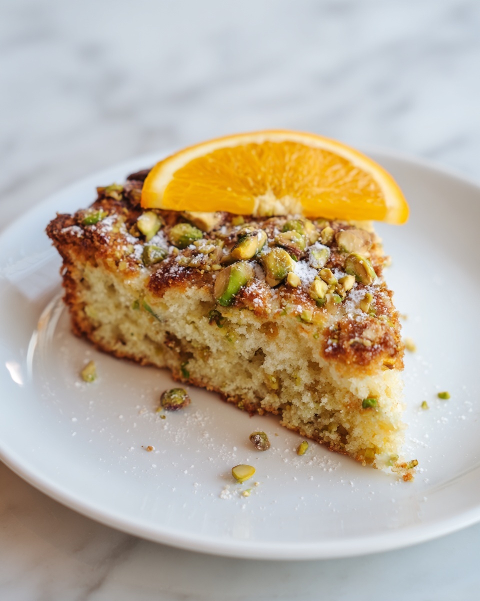 Flourless Orange, Pistachio, and Almond Cake Recipe - Recipe Image