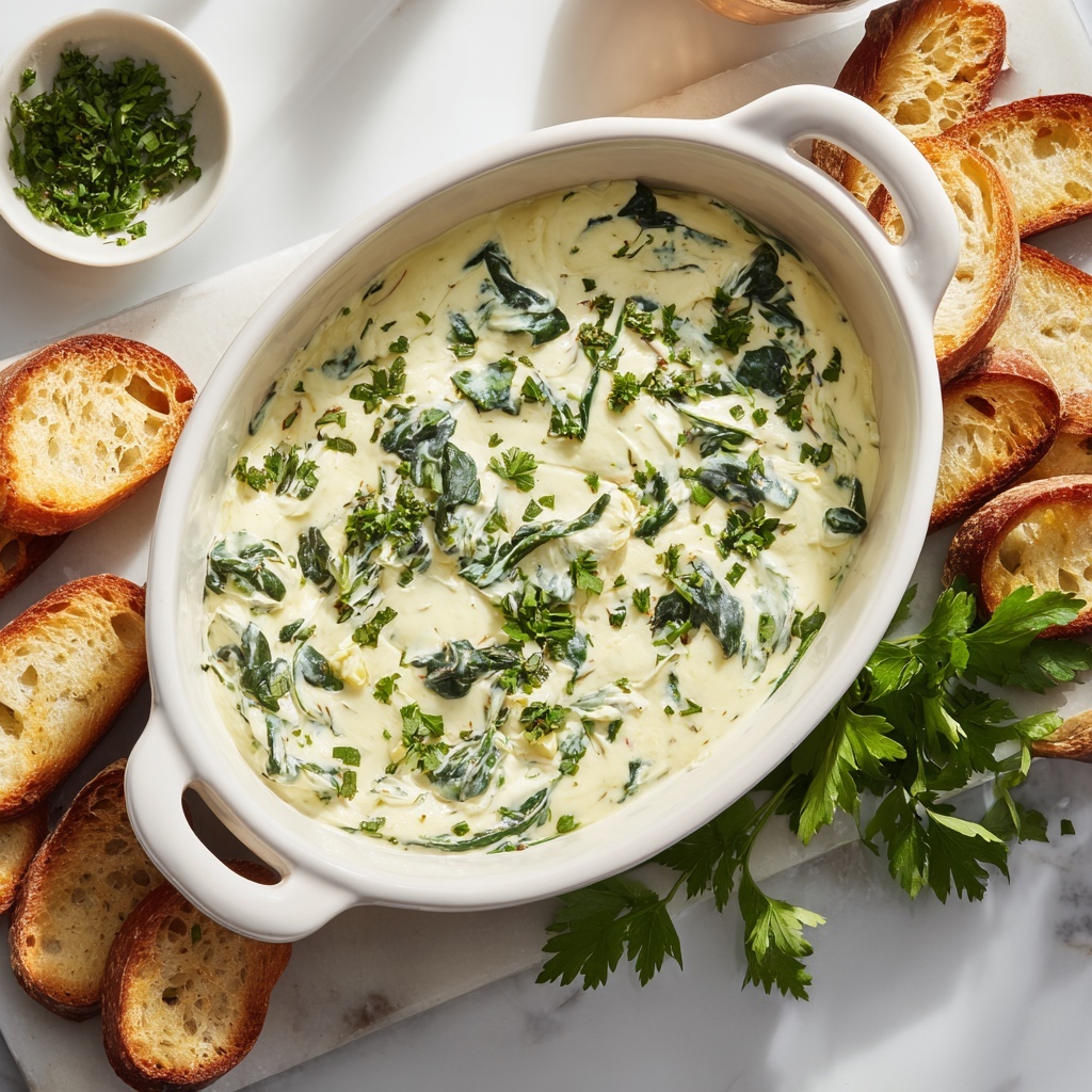 Spinach Artichoke Dip: A Creamy, Irresistible Party Favorite Recipe - Recipe Image