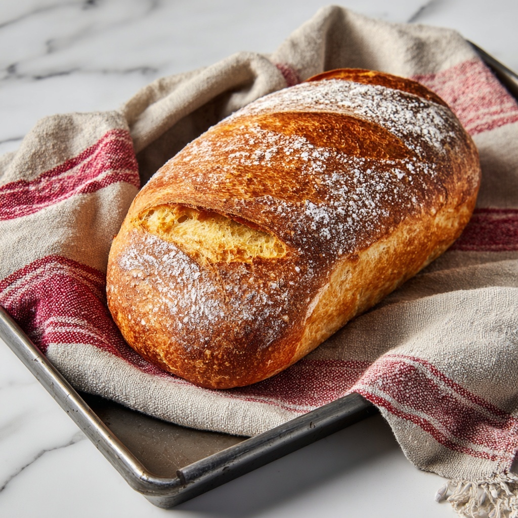 Easy Homemade Italian Bread Recipe - Recipe Image