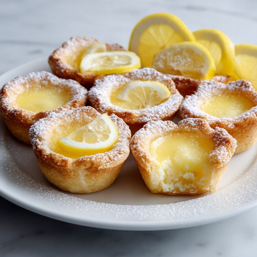 Mouthwatering Lemon Bar Cookie Cups Recipe - Recipe Image