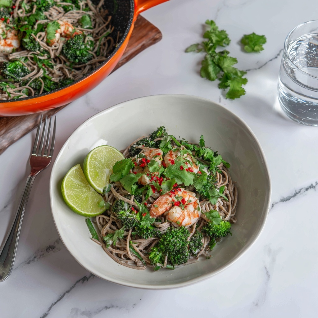 Sriracha & Lime Prawn Linguine Recipe - Recipe Image