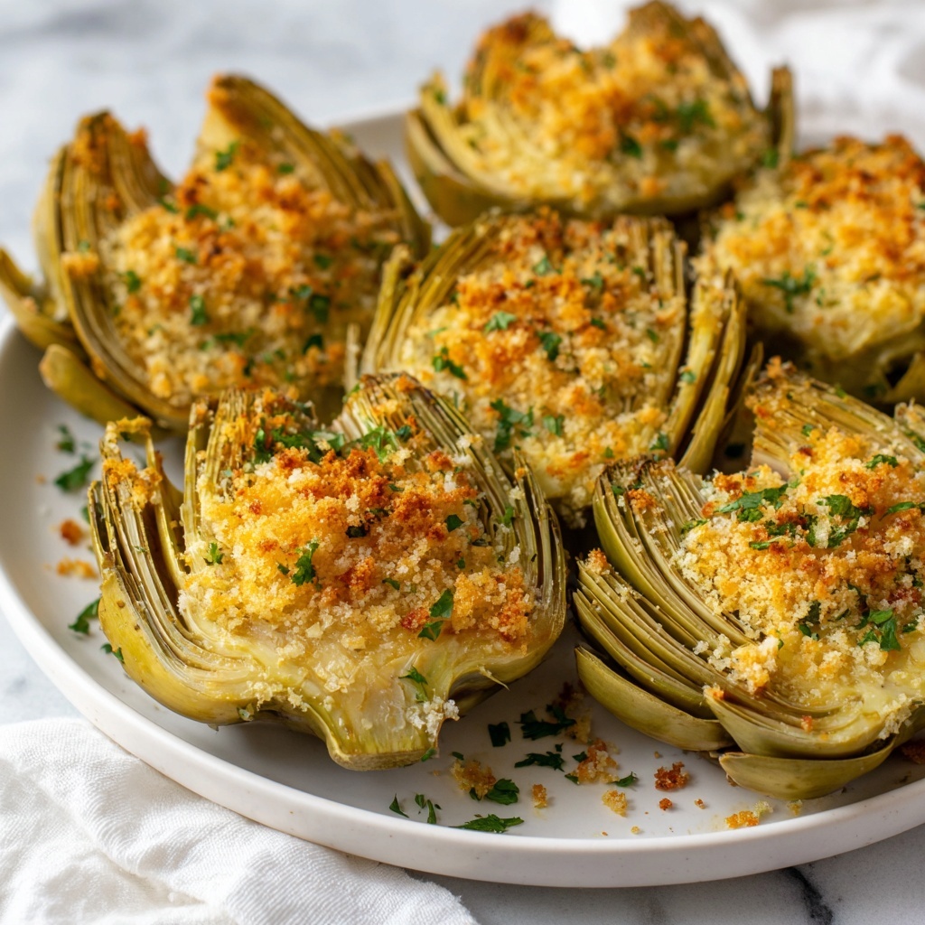 Crispy Parmesan Artichoke Hearts Recipe - Recipe Image