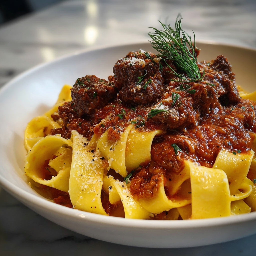 Creamy Calabrian Chili Pappardelle with Sausage & Fennel Recipe - Recipe Image