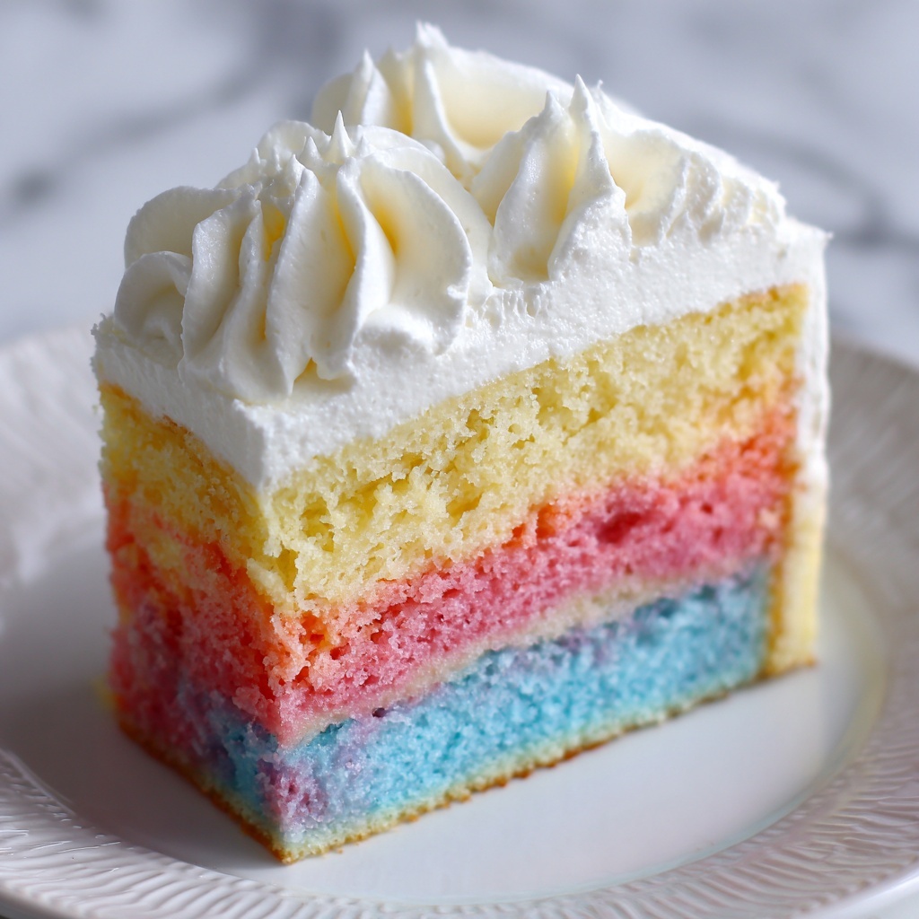 Cotton Candy Cheesecake Recipe - Recipe Image