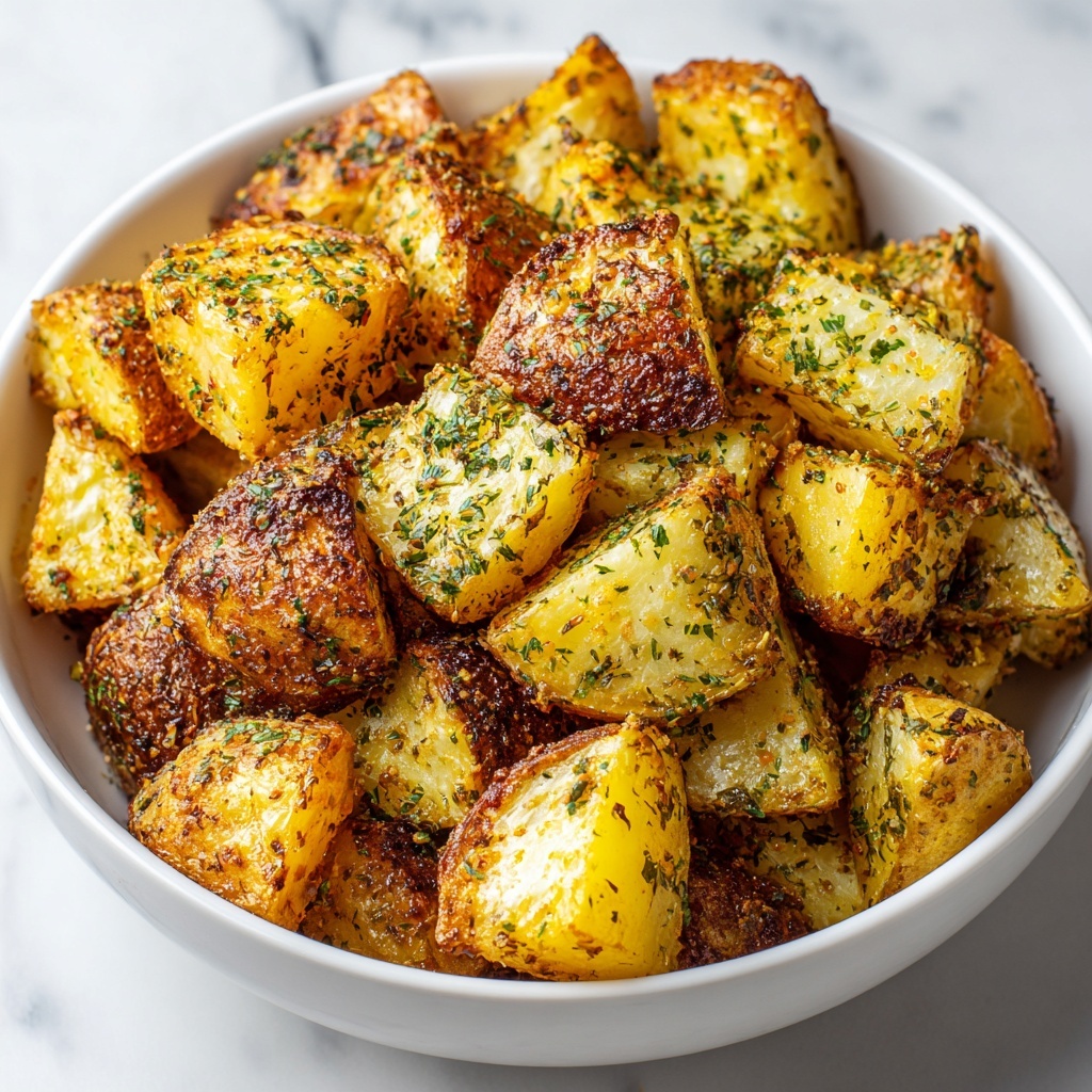 Garlic and Herb Roasted Potatoes Recipe - Recipe Image