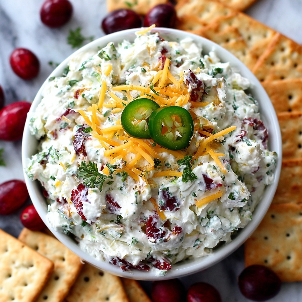 Holiday Cranberry Jalapeño Cream Cheese Dip Recipe - Recipe Image
