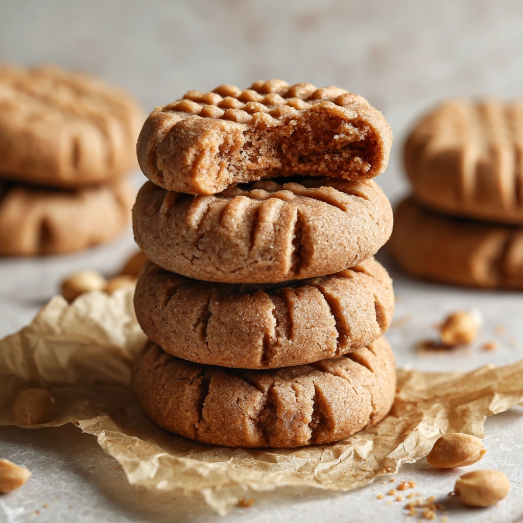 The BEST Soft and Chewy Peanut Butter Cookies Recipe - Recipe Image