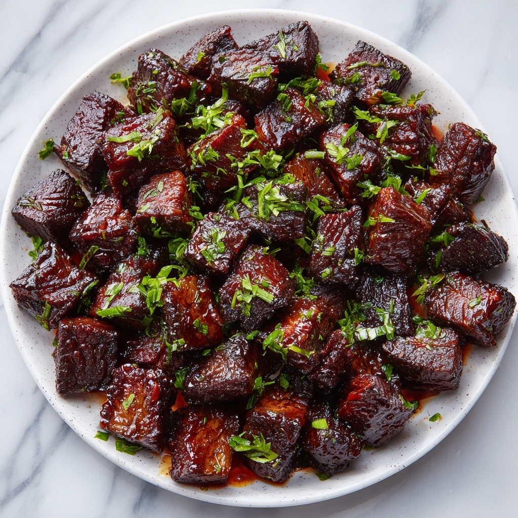 Slow Cooker Steak Bites with Savory Soy-Worcestershire Sauce Recipe - Recipe Image