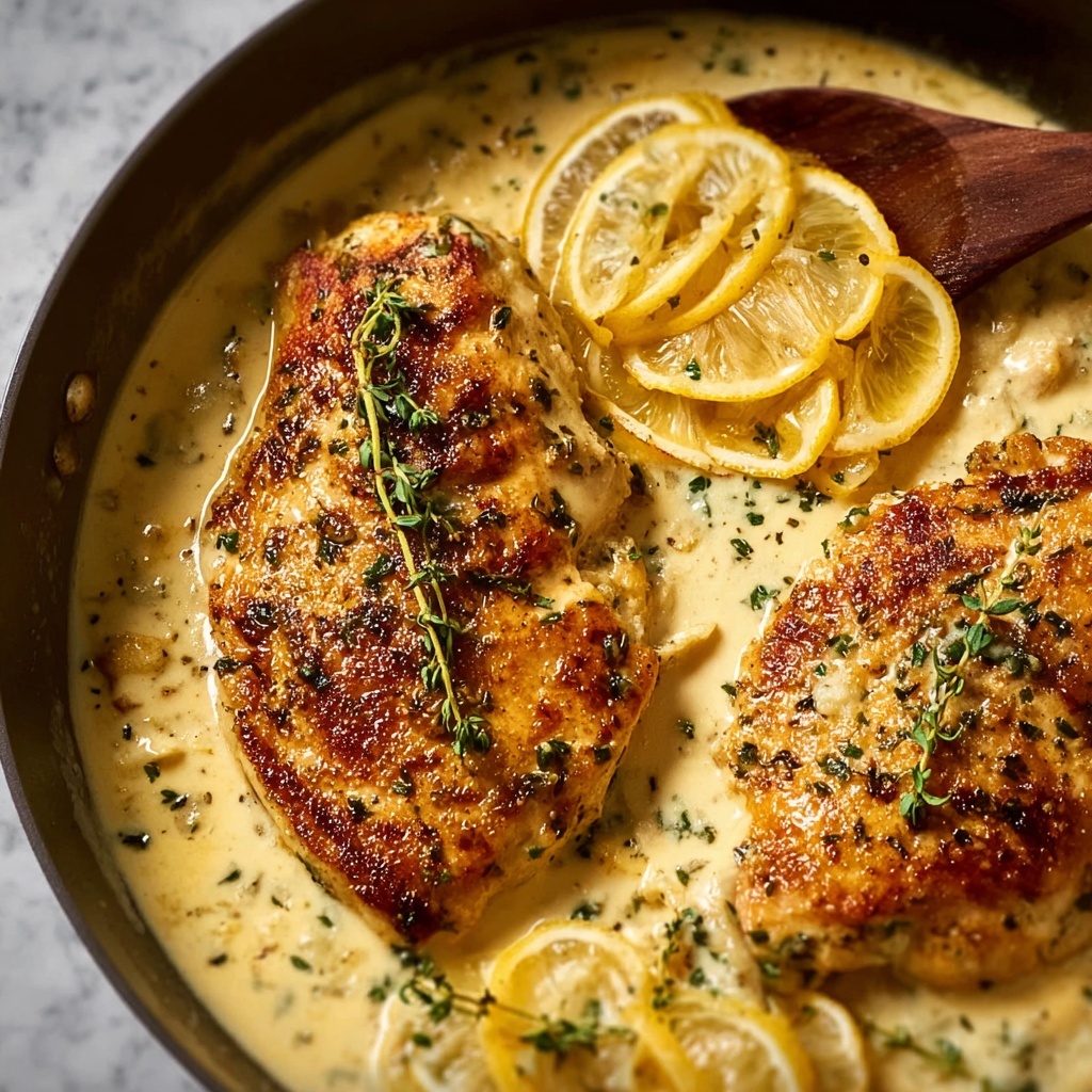 Creamy Lemon Parmesan Chicken Recipe - Recipe Image