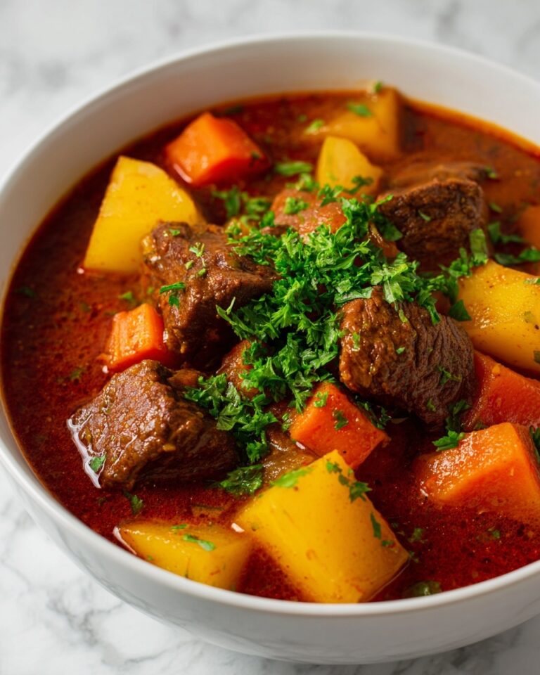 Melt-in-Your-Mouth Beef Stew with Vegetable Ragout Recipe
