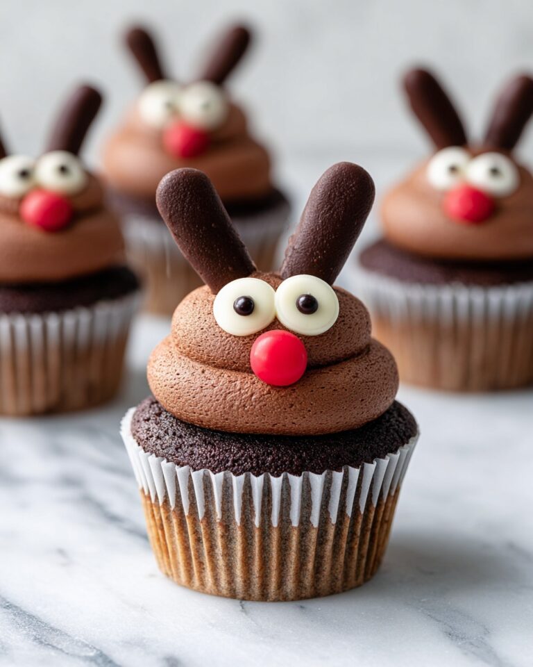 Reindeer Face Carrot Cupcakes Recipe