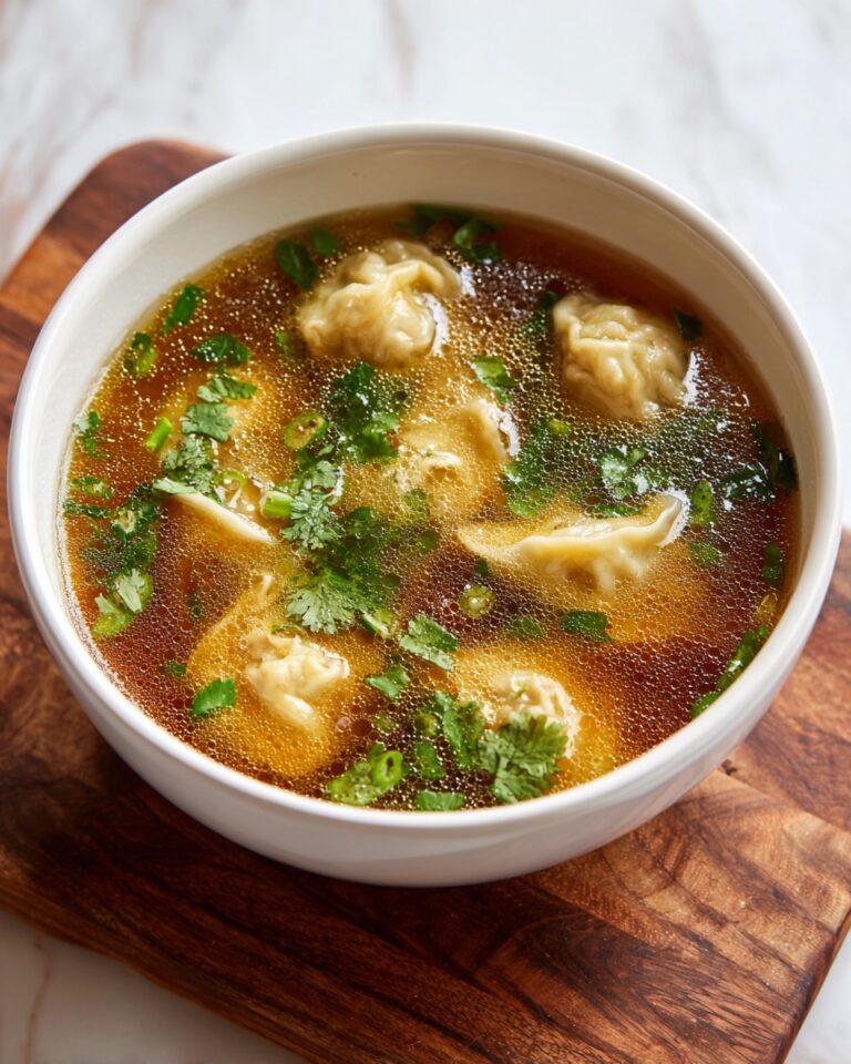 Homemade Wonton Soup Recipe