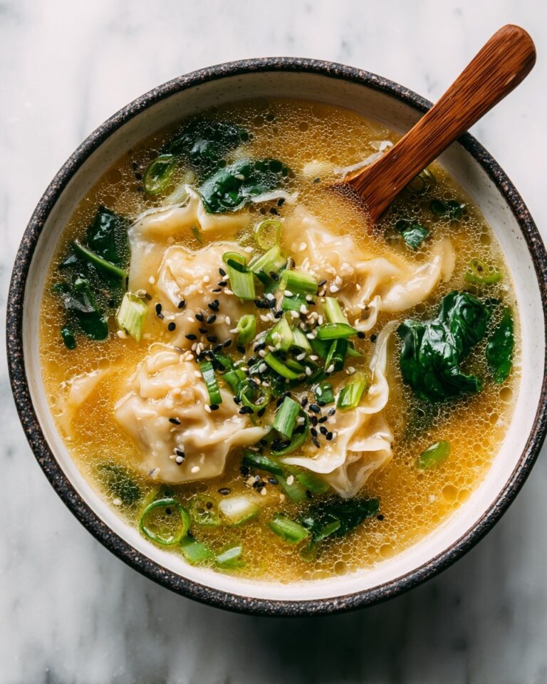 Dumpling and Bok Choy Soup Recipe