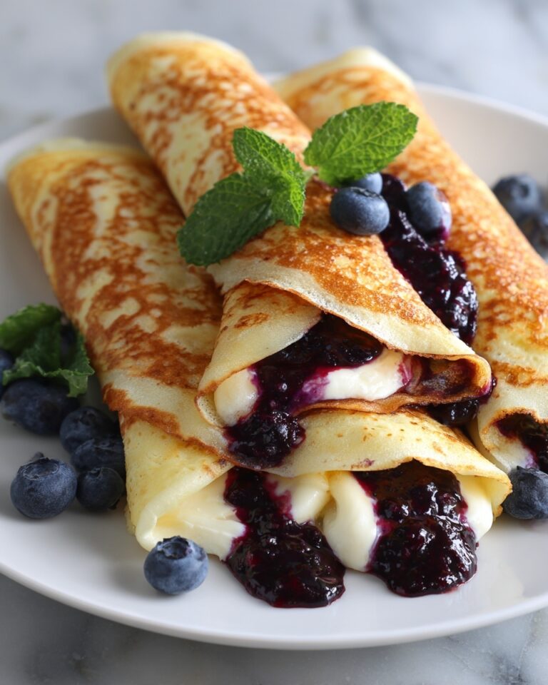 Blueberry Cream Cheese Egg Rolls: A Sweet and Crispy Dessert Twist Recipe