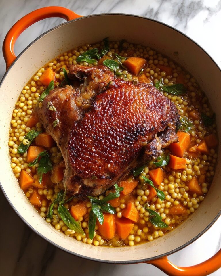 Chicken In A Pot with Lemon and Orzo Recipe