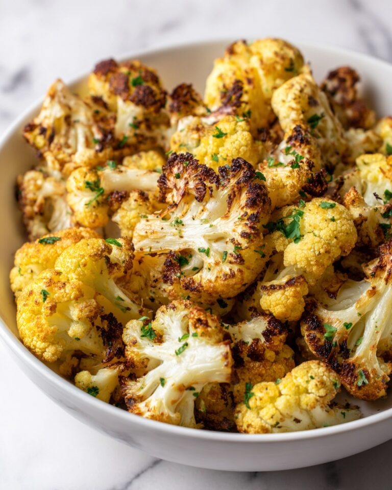 Garlic-Parmesan Roasted Cauliflower Recipe
