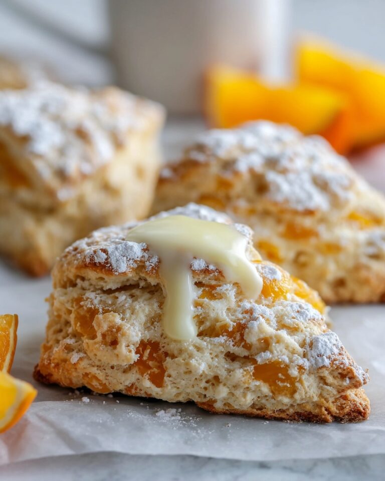 Fresh Orange Scones with Citrus Glaze Recipe