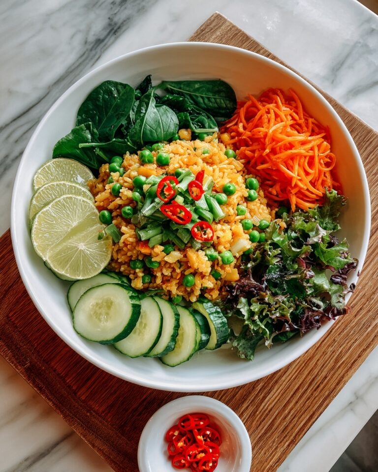 Crispy Rice Salad with Fresh Veggies and Lime» Recipe