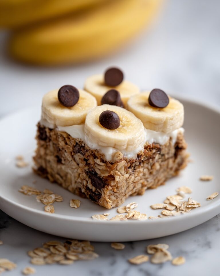 Baked Banana Chocolate Chip Oatmeal Recipe