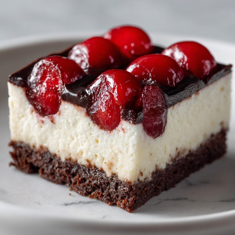 Irresistible Cherry Chocolate Brownie Cheesecake Bars Recipe