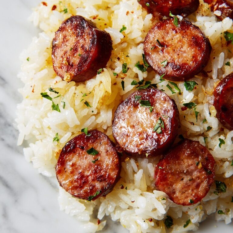 Cheesy Sausage and Rice Recipe