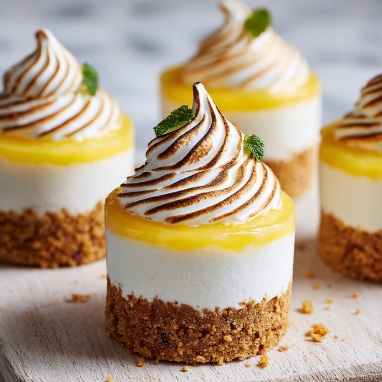 Mini Lemon Meringue Cheesecakes Recipe