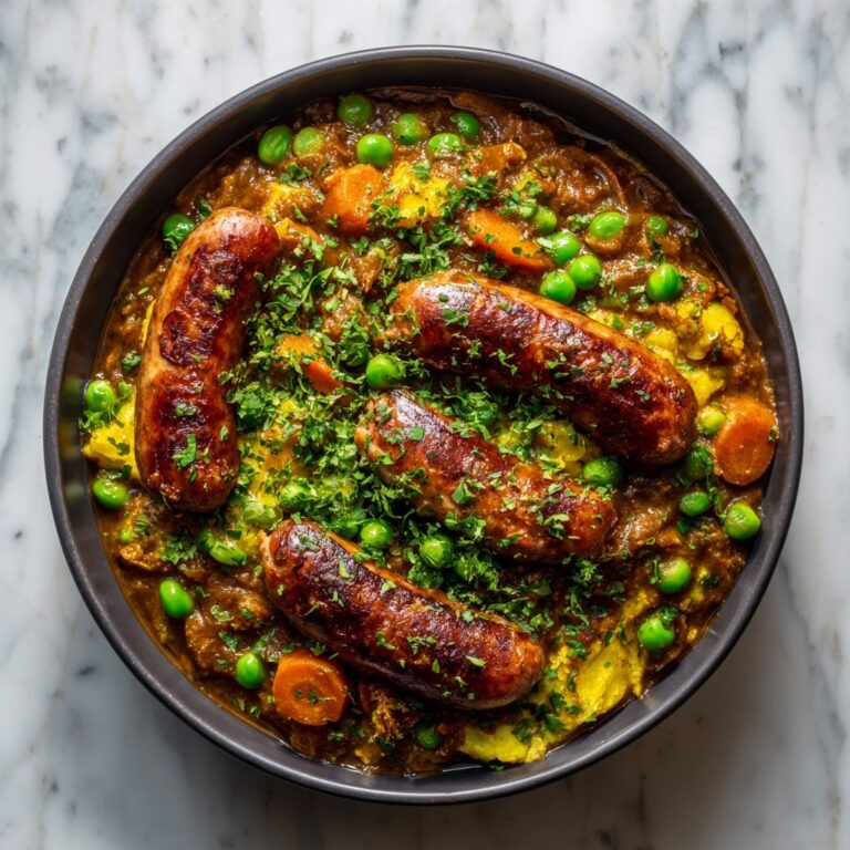 Healthier Curried Sausages Recipe