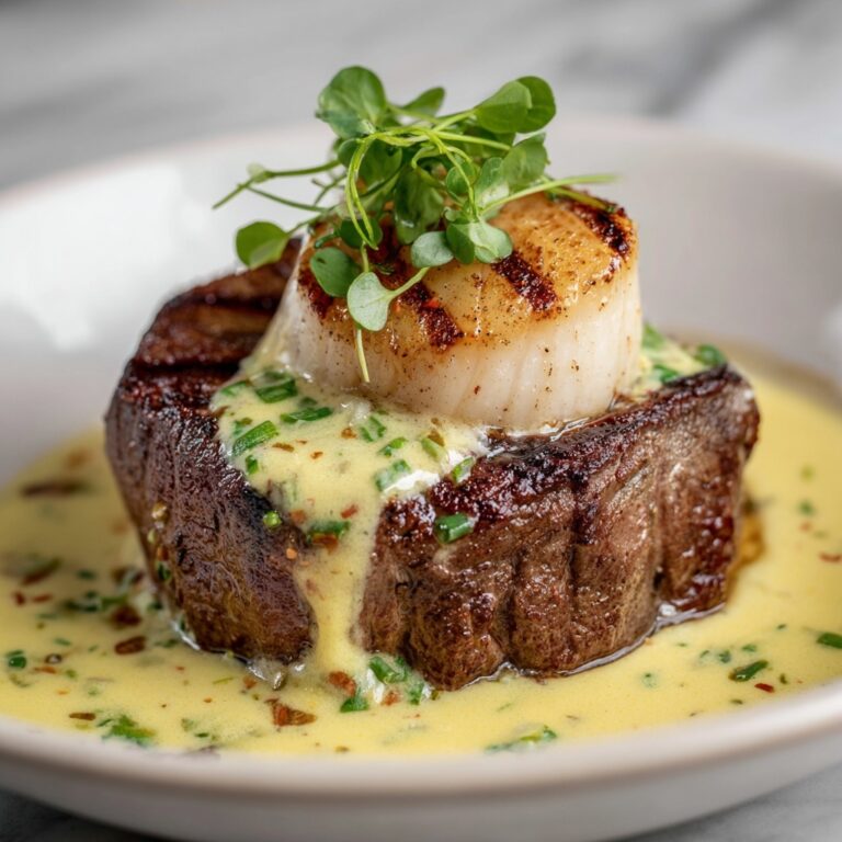 Surf and Turf: Lobster Tails with Garlic Butter and Hollandaise Sauce Recipe