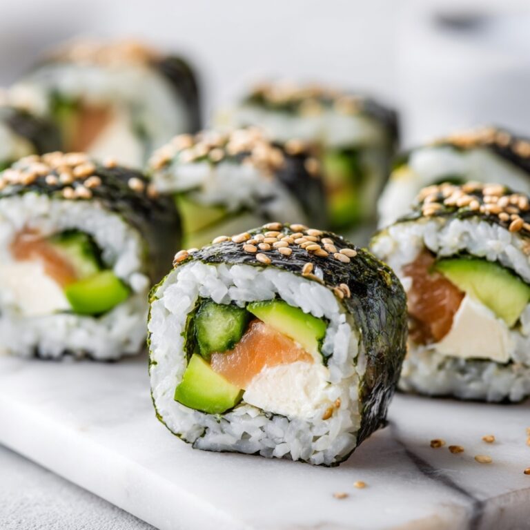 Easy Vegan Avocado Sushi Rolls Recipe