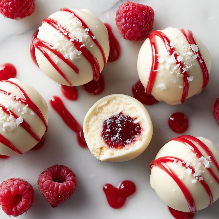 White Chocolate Raspberry Cheesecake Balls Recipe