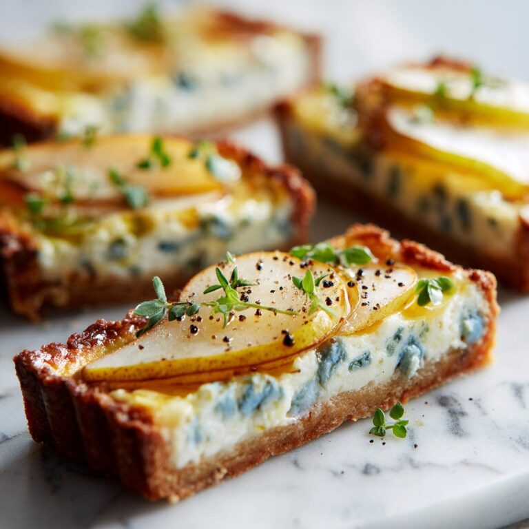 Pear and Gorgonzola Flatbread with Honey and Walnuts Recipe